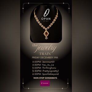 Opan Bins Jewelry Train Flyer!